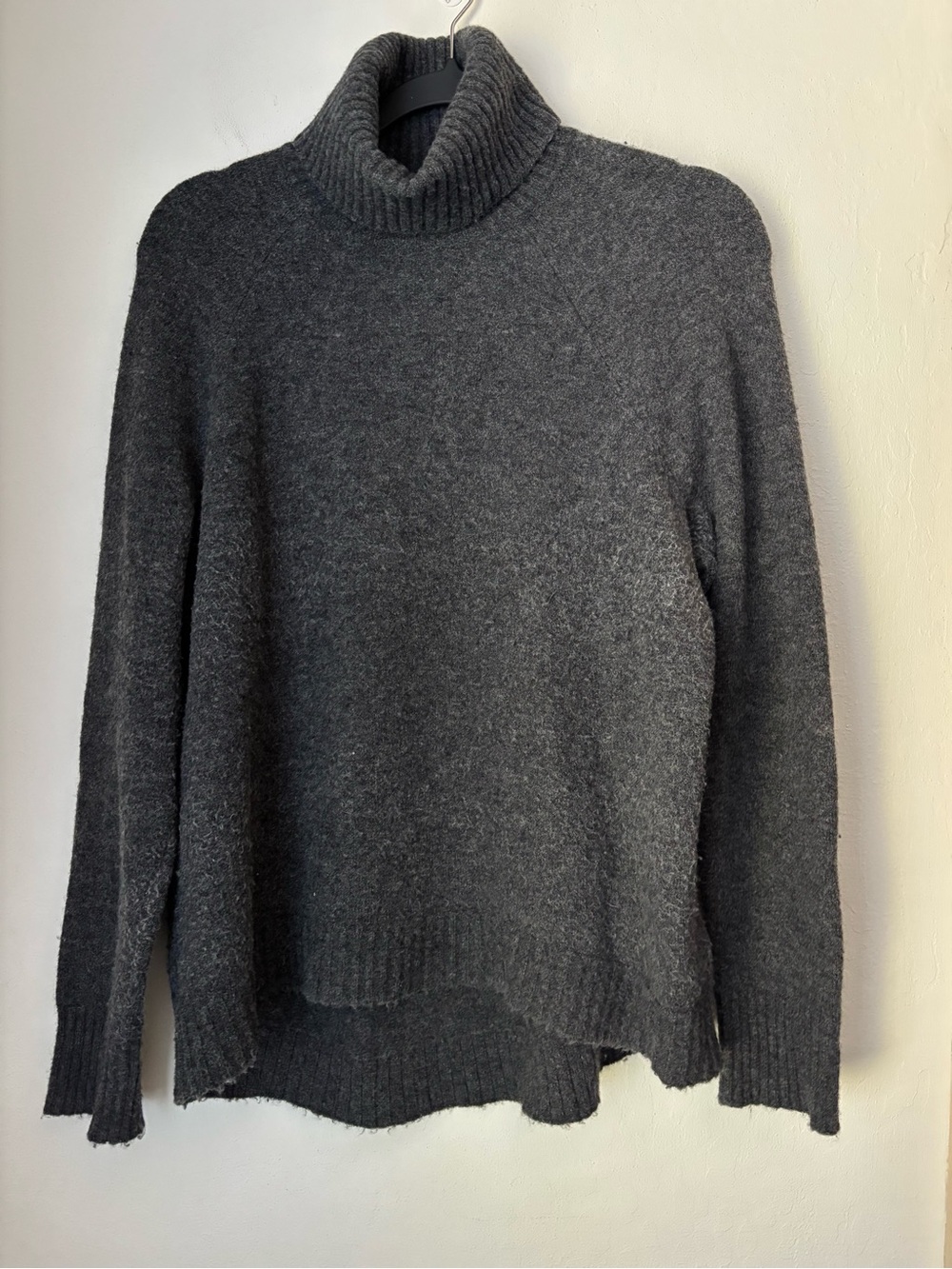 J. Crew Turtleneck Sweater Supersoft Yarn Size Small NEW Gray Wool Alpaca Blend